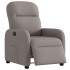 Sillón reclinable eléctrico tela gris