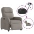 Sillón reclinable eléctrico tela gris
