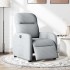 Sillón reclinable eléctrico tela gris