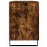 Escritorio madera de ingeniería roble ahumado 140x50x75