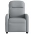Sillón reclinable eléctrico tela gris