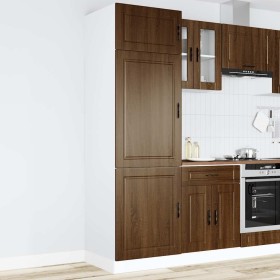 Mueble de cocina Porto de madera contrachapada roble
