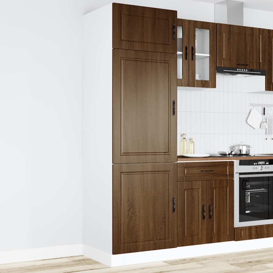 Mueble de cocina Porto de madera contrachapada roble