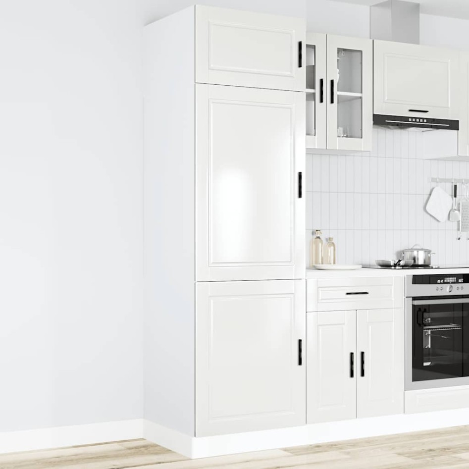 Mueble de cocina Porto madera contrachapada blanco