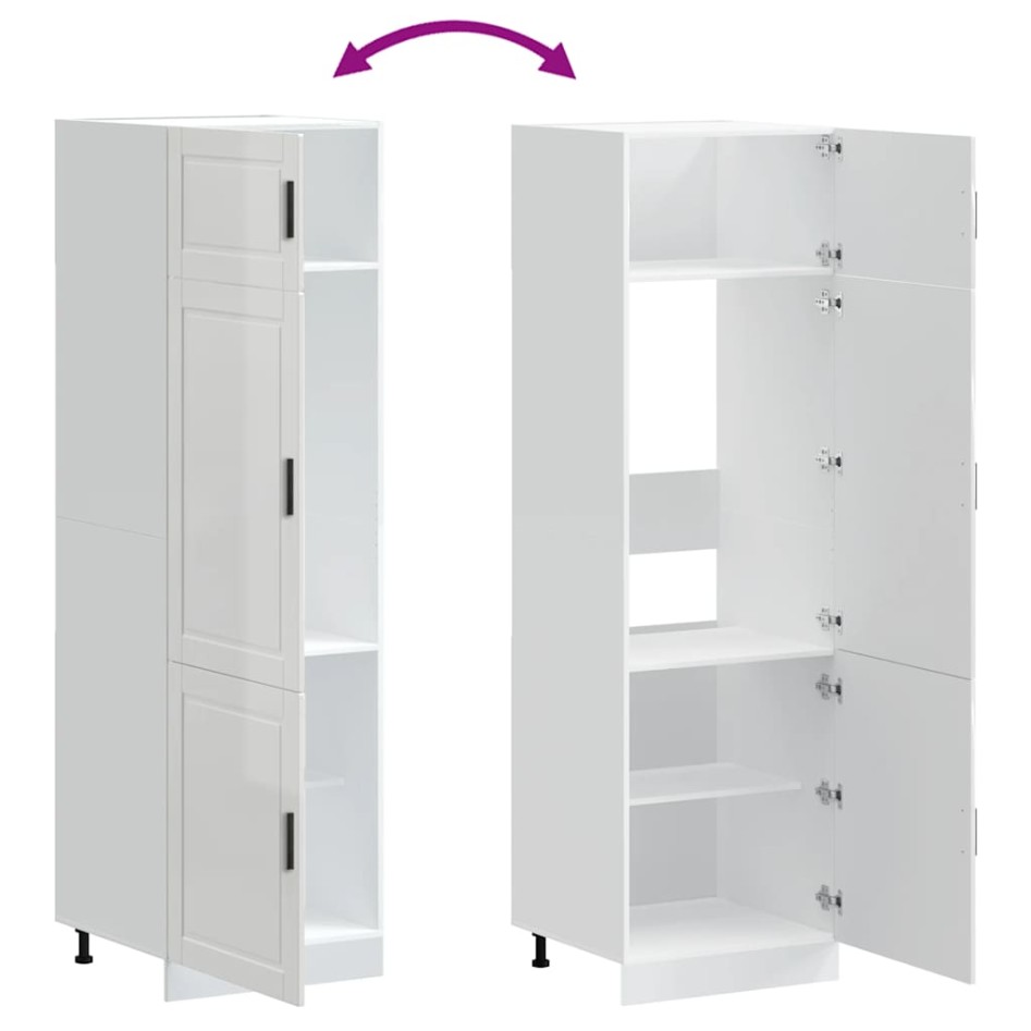 Mueble de cocina Porto madera contrachapada blanco