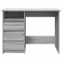 Escritorio de madera de ingeniería gris Sonoma 102x50x75