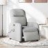 Sillón reclinable de masaje eléctrico tela gris