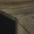 Aparador negro 60x33x75 cm madera maciza