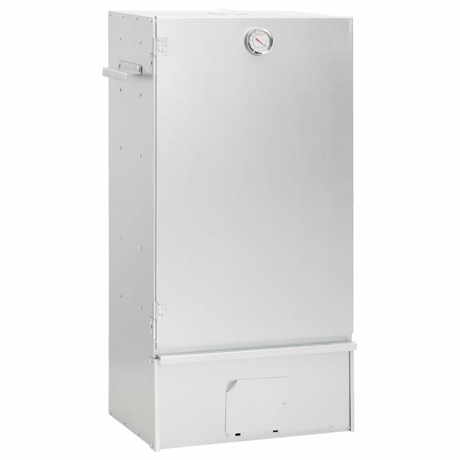 Horno ahumador astillas madera acero galvanizado 44,5x29x83