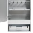 Horno ahumador astillas madera acero galvanizado 44,5x29x83