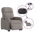 Sillón eléctrico reclinable elevable de tela gris