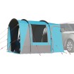 Tienda de campaña de coche para 4 personas impermeable azul