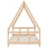 Estructura de cama infantil madera maciza de pino 90x190