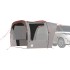 Tienda de campaña para coche impermeable gris y
