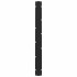 Patas de mesa de centro acero negro 2 uds 100x(72-73)