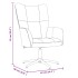 Sillón de relax de terciopelo gris