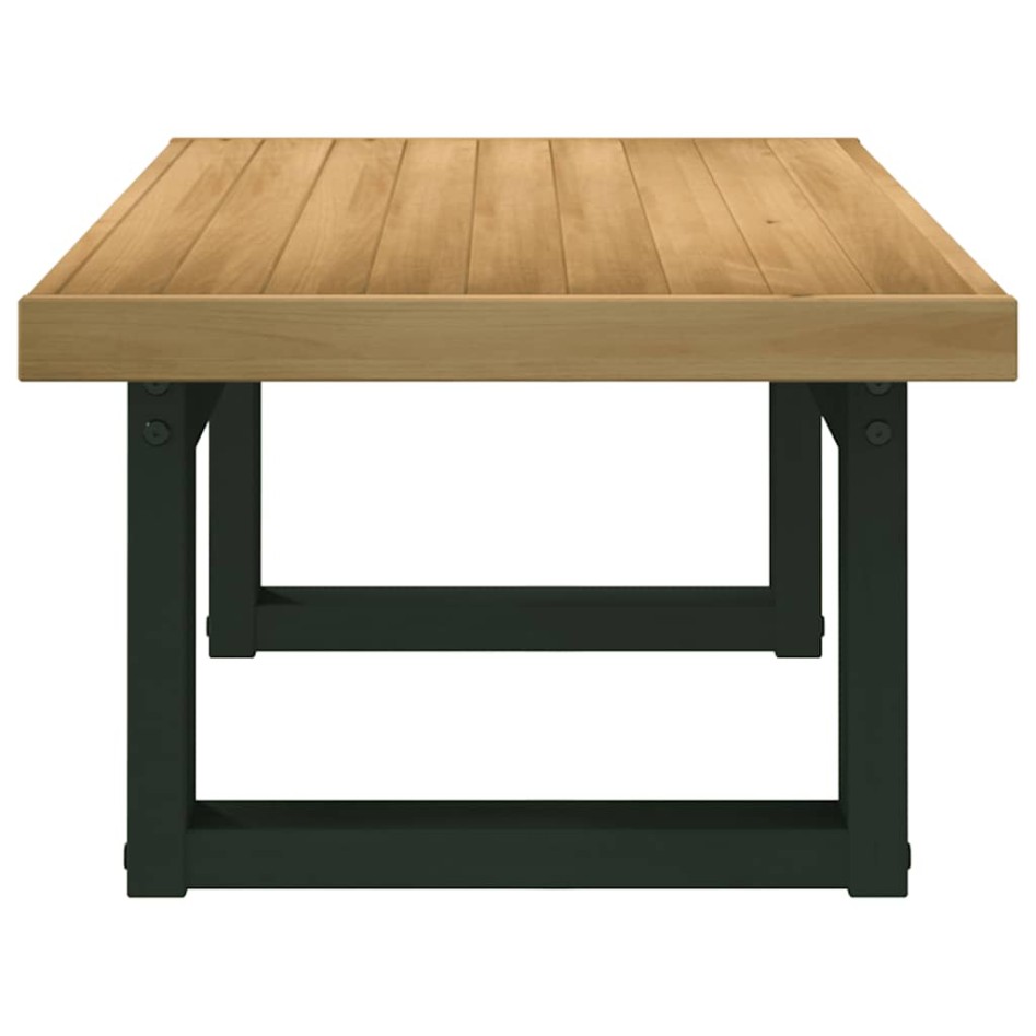 Mesa de centro NOAIN patas en U madera maciza pino 120x60x40