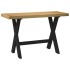 Escritorio NOAIN patas en X madera maciza pino 120x50x75