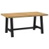 Mesa comedor NOAIN patas forma A madera maciza pino