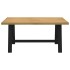 Mesa comedor NOAIN patas forma A madera maciza pino