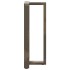 Patas mesa bar forma T 2 uds acero natural 40x35x(100-101)