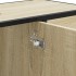 Armario lavabo baño madera ingeniería roble Sonoma 80x33x60