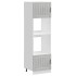 Armarios para horno 2uds Kalmar gris hormigón madera