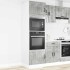 Armarios para horno 2uds Kalmar gris hormigón madera