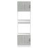 Armarios para horno 2uds Kalmar gris hormigón madera
