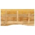 Tablero escritorio con curva madera mango rugosa 140x60x2,5