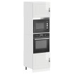 Armarios para horno 2 uds Porto blanco brillante