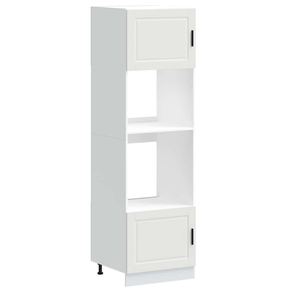 Armarios para horno 2 uds Porto blanco madera de