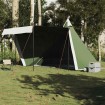 Tienda de campaña familiar tipi 6 personas impermeable verde