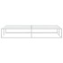 Estructura de cama sin colchón metal blanco 200x200