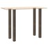 Patas para mesa de centro 4 uds acero acero natural 110-112