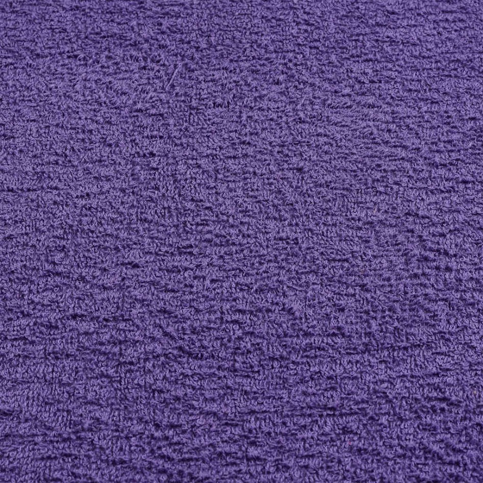 Toallas de sauna 10 uds 100% algodón morado 80x200 cm 360