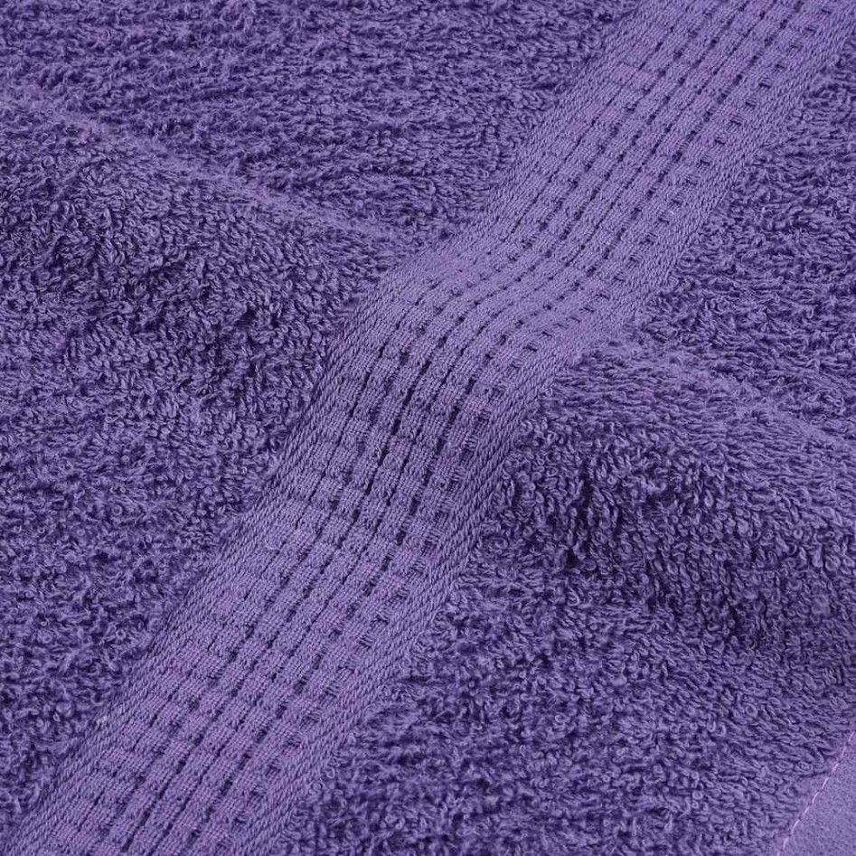 Toallas de sauna 10 uds 100% algodón morado 80x200 cm 360
