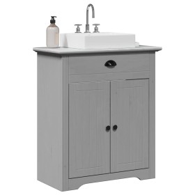 Mueble de baño con lavabo BODO gris 70x35x80
