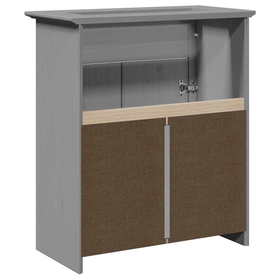 Mueble de baño con lavabo BODO gris 70x35x80