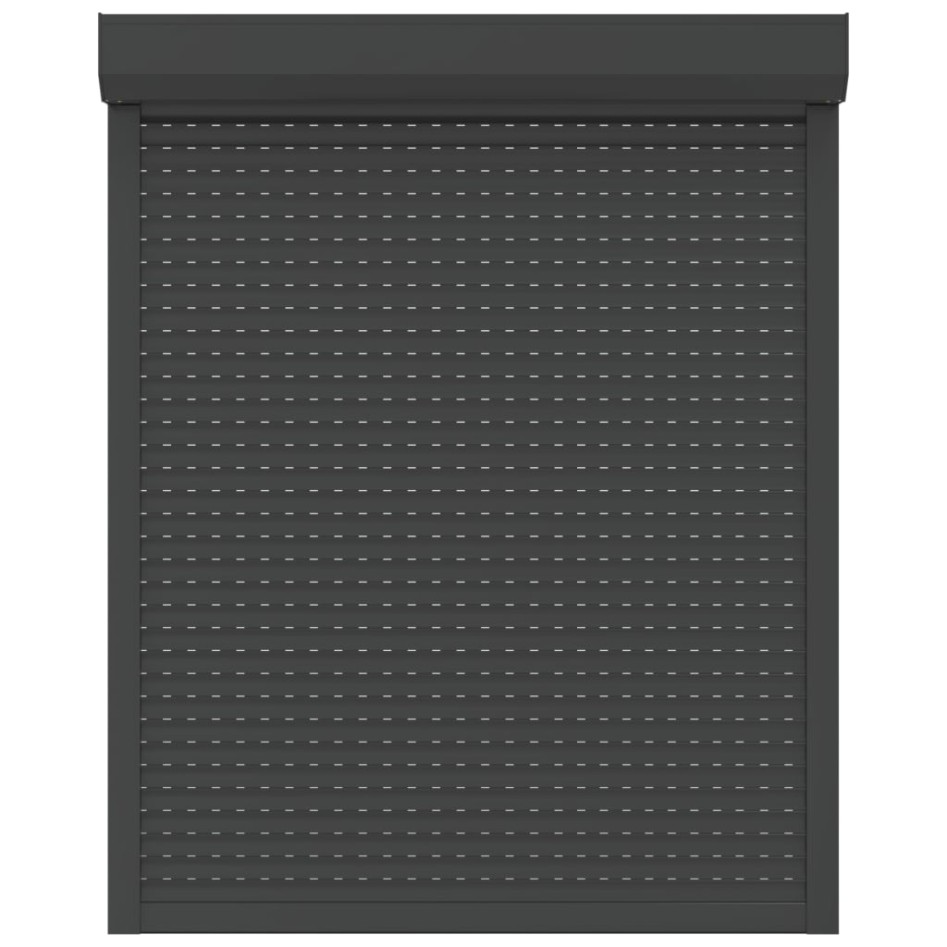 Persiana de aluminio gris antracita 120x150