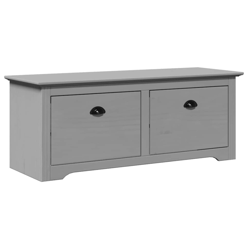 Banco de recibidor BODO gris 114x40x45