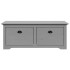 Banco de recibidor BODO gris 114x40x45