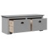 Banco de recibidor BODO gris 114x40x45