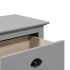 Banco de recibidor BODO gris 114x40x45
