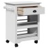 Carrito de cocina BODO blanco 67,5x45x80
