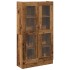 Aparador madera ingeniería madera envejecida 82,5x30,5x150