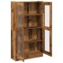 Aparador madera ingeniería madera envejecida 82,5x30,5x150