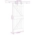 Puerta corredera con herrajes madera maciza de pino 85x210