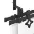 Kit de herrajes para puertas correderas acero negro 213,5