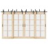 Kit de herrajes para puertas correderas acero negro 366